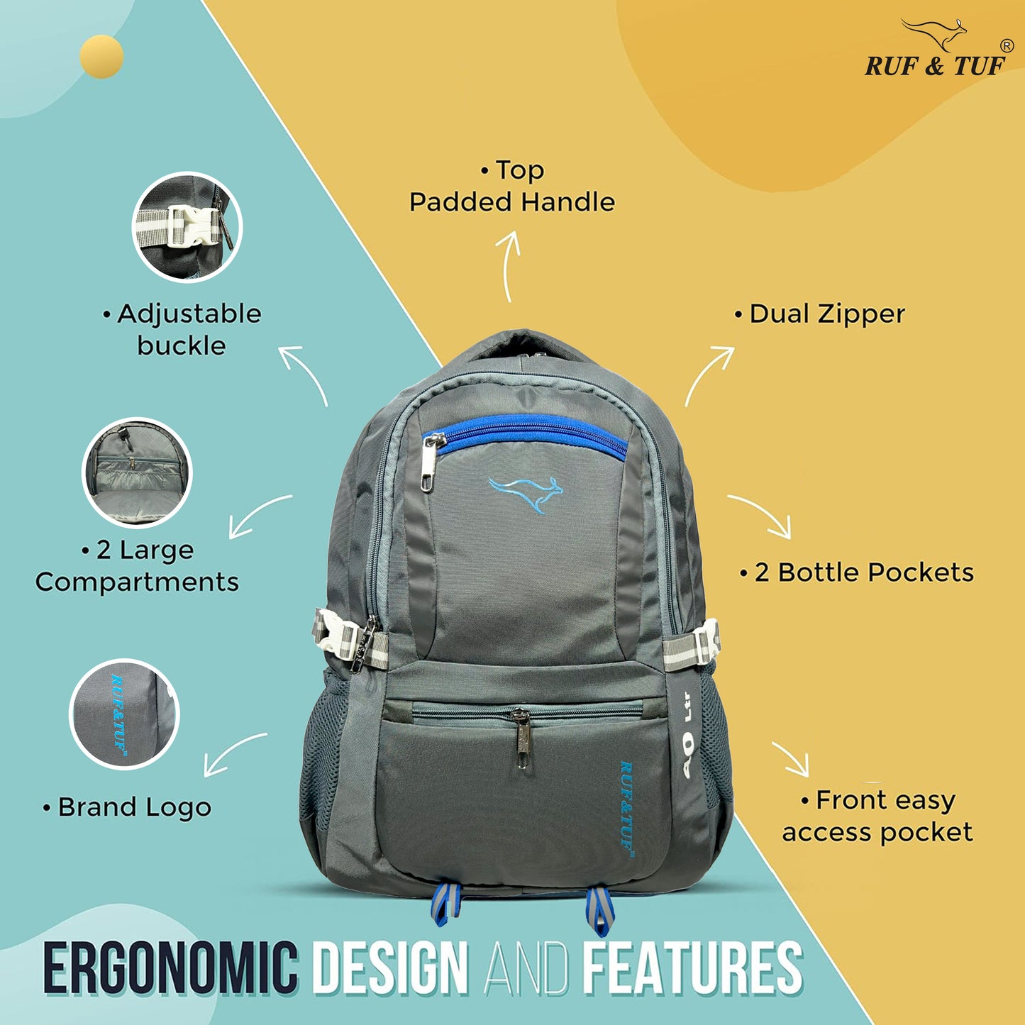 Gilberto, The 40L Backpack