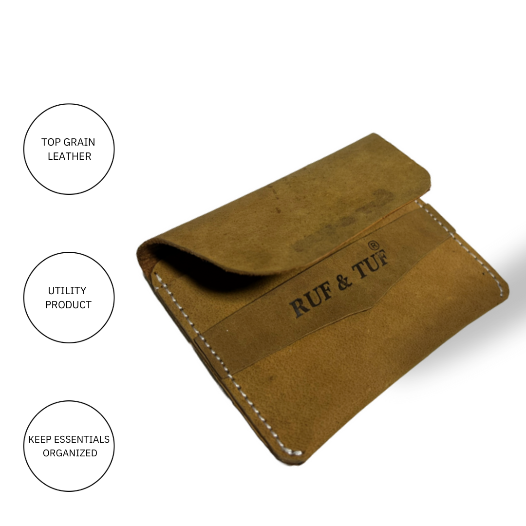 RUF & TUF card holder for men