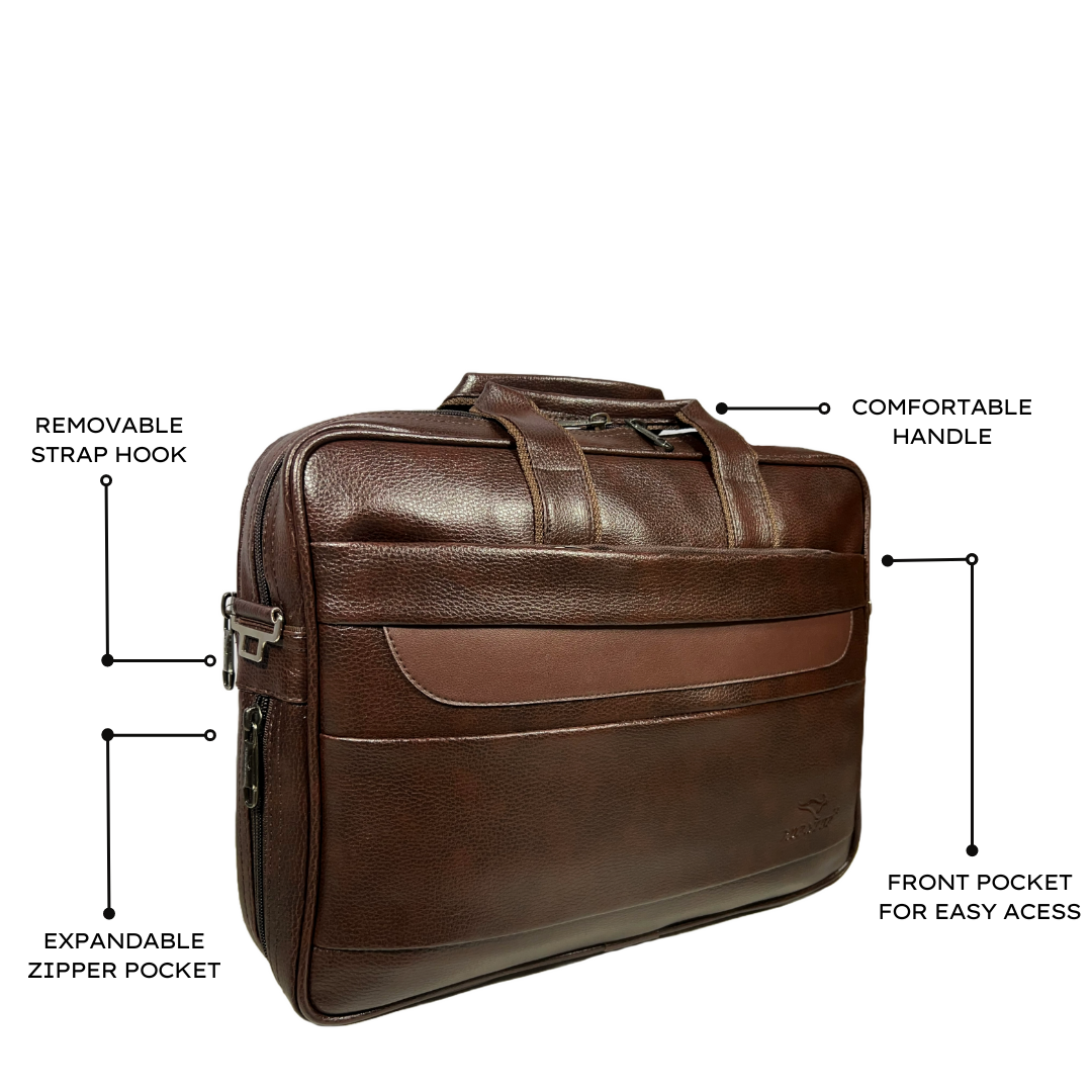 mens leather messenger bag