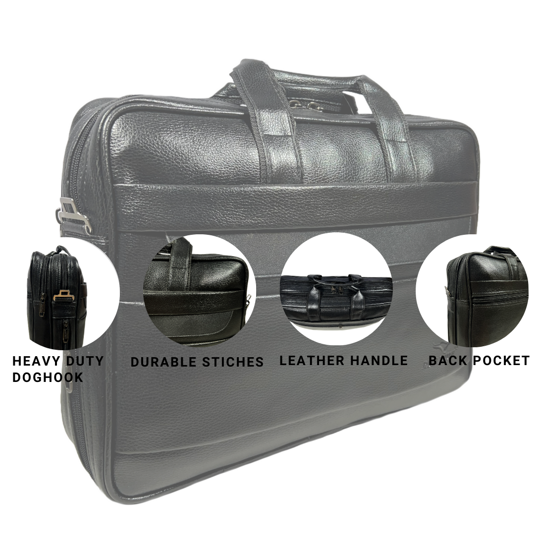laptop work bag in black