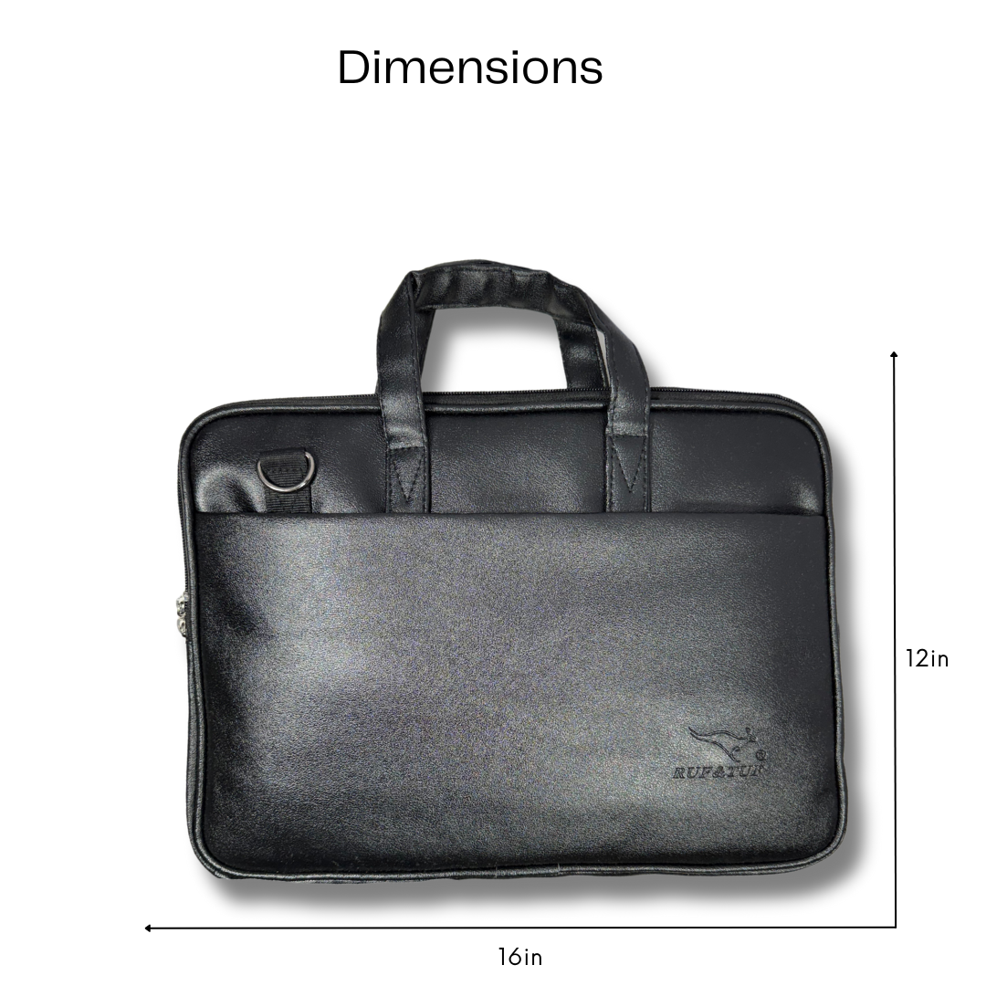 black office laptop bag messenger bag shoulder bag for men work bag leather executive bag