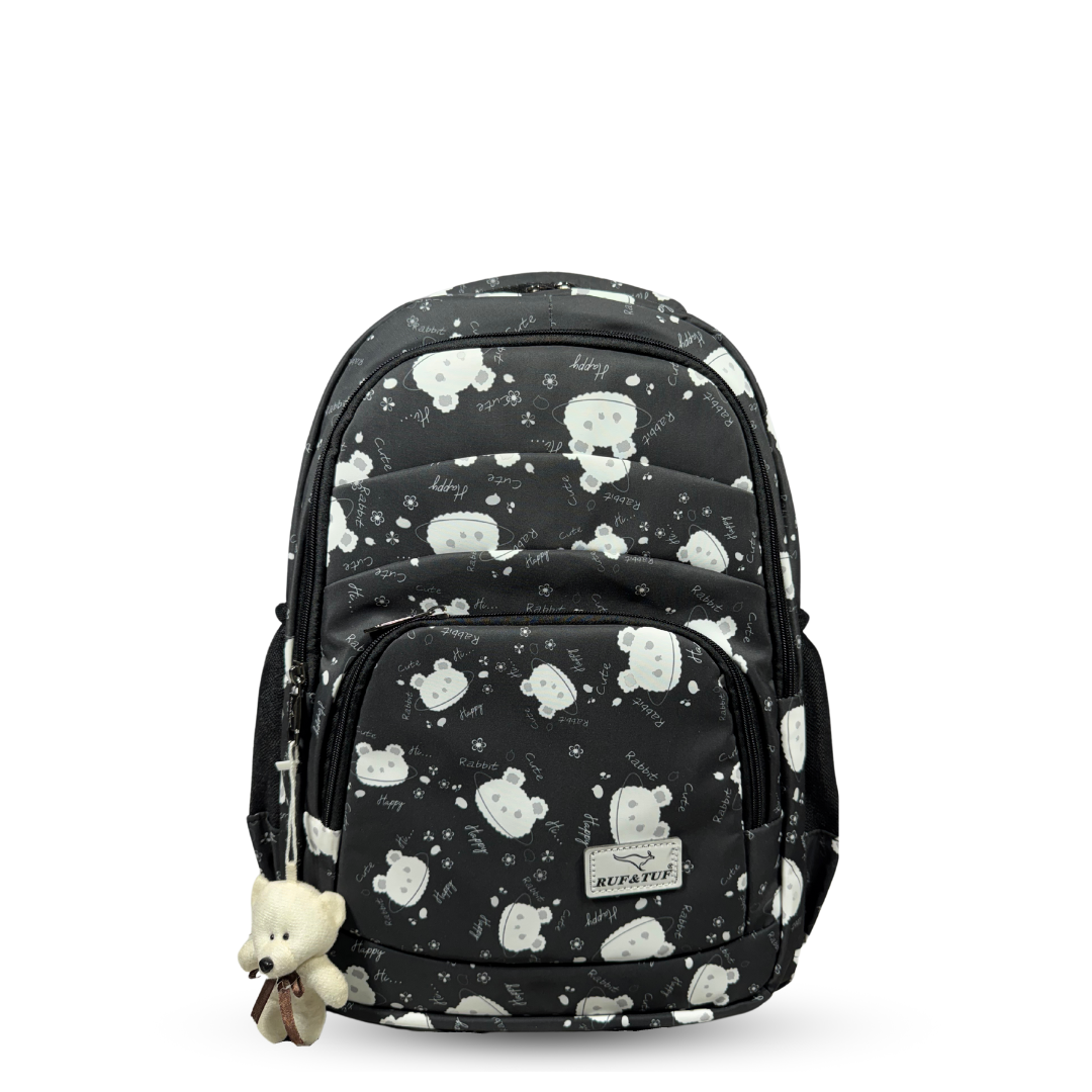class 4, 5 kids bag, school bag for girls, cute kitty bags, black color bag