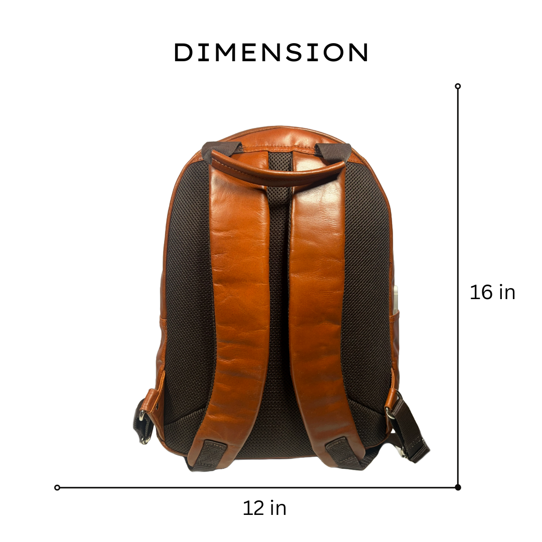 Liav, The Leather Backpack