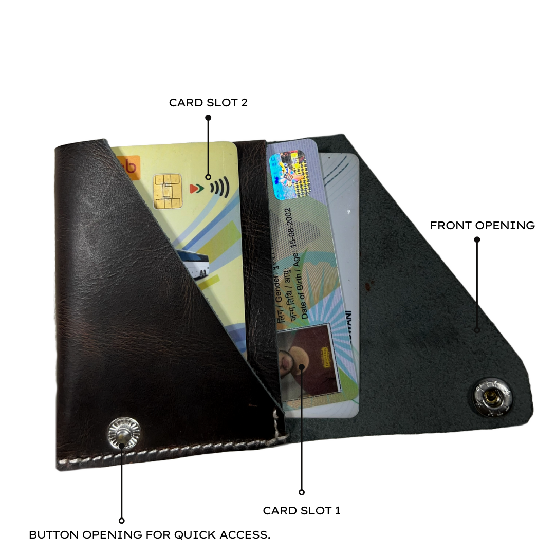 RUF & TUF card holder for men