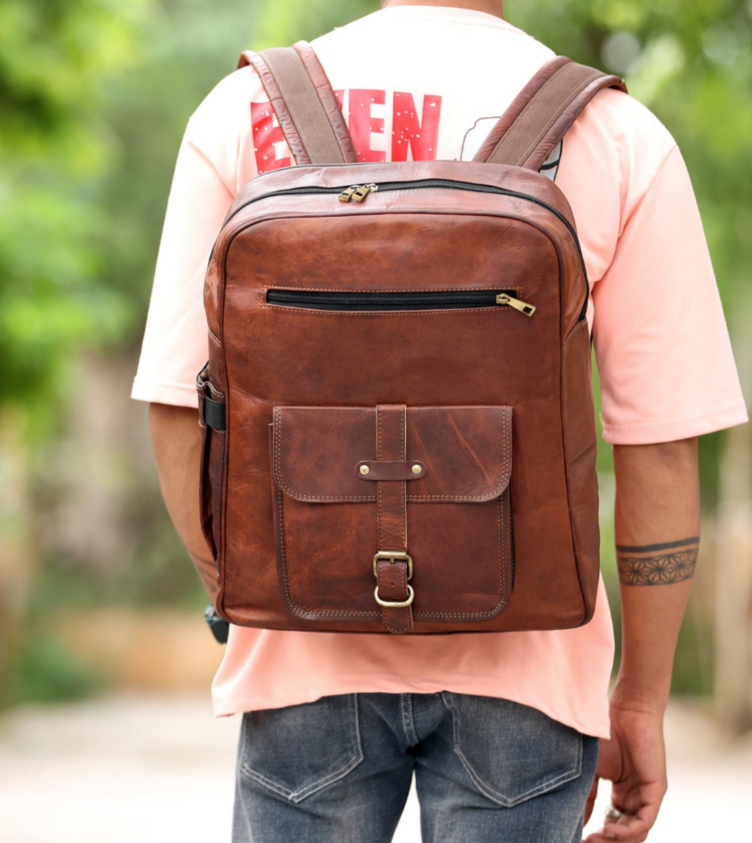 Arthur, The Leather Backpack