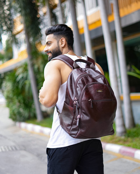 Walker, The Leather Backpack