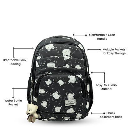 class 4, 5 kids bag, school bag for girls, cute kitty bags 