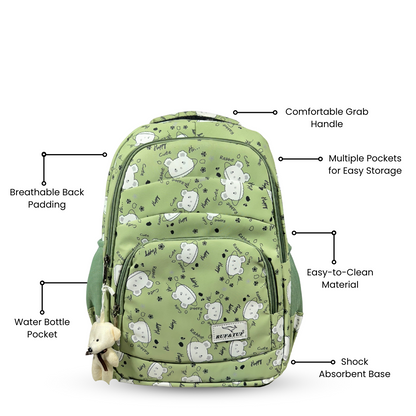 class 4, 5 kids bag, school bag for girls, cute kitty bags 